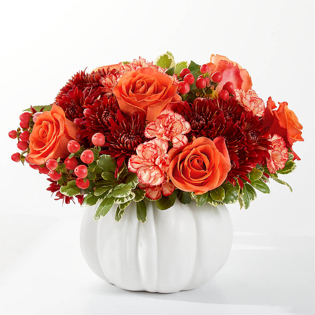 Autumn Air Pumpkin Bouquet – MC SHANES FLORIST & GREENHOUSE INC, Belle Vernon PA