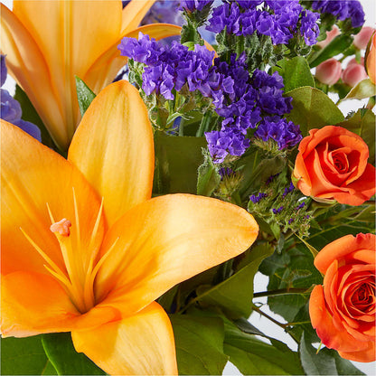 Radiant Citrus Bouquet – MC SHANES FLORIST & GREENHOUSE INC, Belle Vernon PA