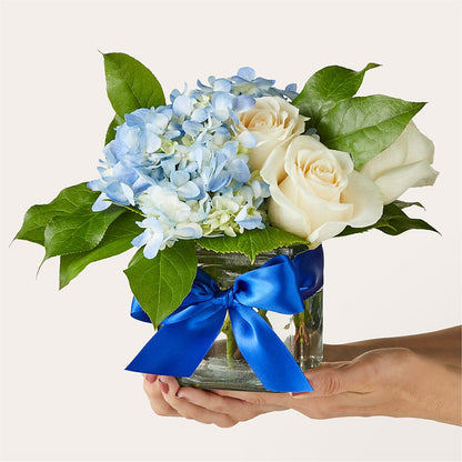 Sky Blue Delight Bouquet – MC SHANES FLORIST & GREENHOUSE INC, Belle Vernon PA