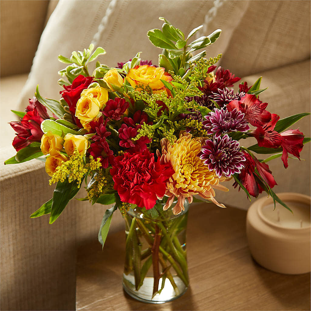 Fall Delight – A Florist Original – MC SHANES FLORIST & GREENHOUSE INC, Belle Vernon PA