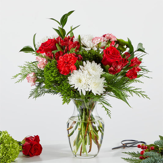 Merry Moment Bouquet – A Florist Original – MC SHANES FLORIST & GREENHOUSE INC, Belle Vernon PA