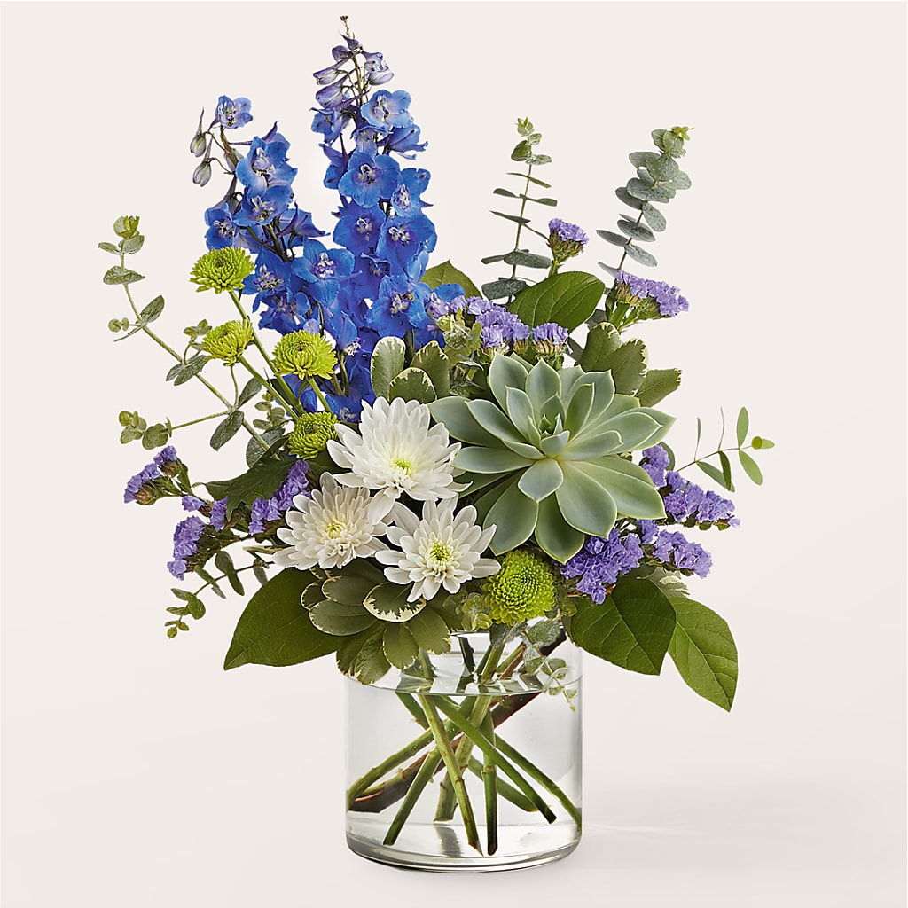 Cerulean Waves Bouquet – MC SHANES FLORIST & GREENHOUSE INC, Belle Vernon PA