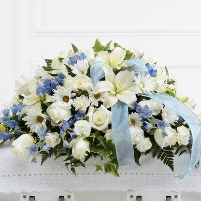 Tender Treasure Casket Spray – MC SHANES FLORIST & GREENHOUSE INC, Belle Vernon PA