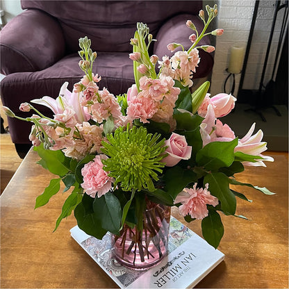 Pretty in Pink Bouquet – MC SHANES FLORIST & GREENHOUSE INC, Belle Vernon PA