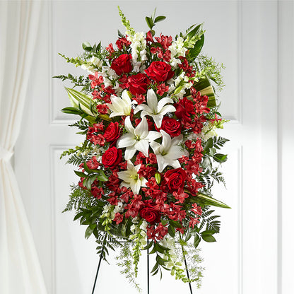 Everlasting Memory Standing Spray – MC SHANES FLORIST & GREENHOUSE INC, Belle Vernon PA