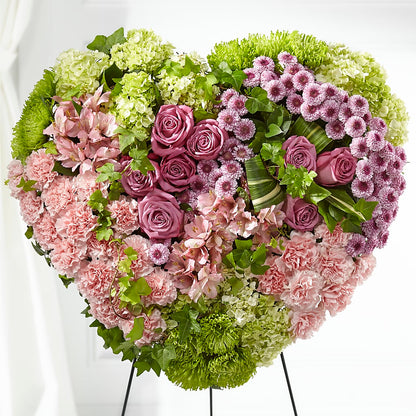 Heartwarming Standing Heart – MC SHANES FLORIST & GREENHOUSE INC, Belle Vernon PA