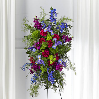 Heavenly Skies Standing Spray – MC SHANES FLORIST & GREENHOUSE INC, Belle Vernon PA