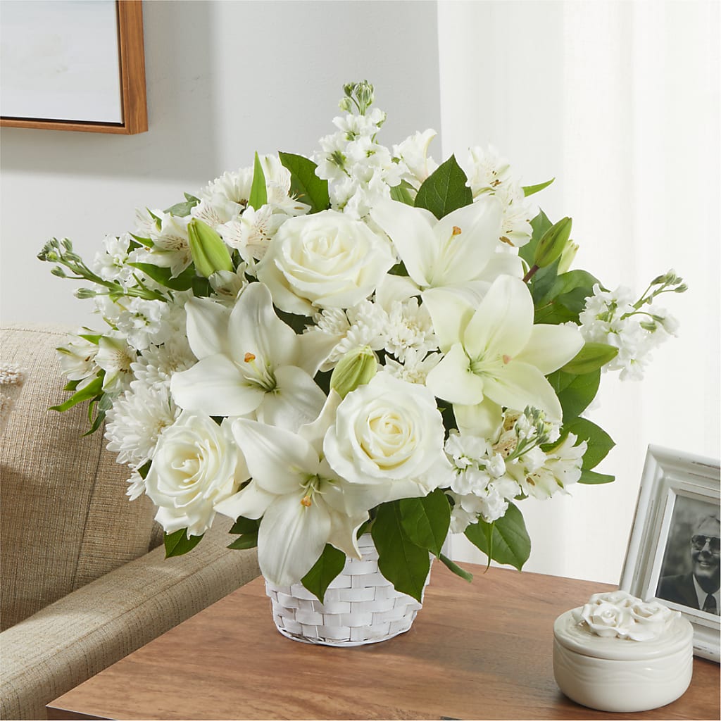 Peaceful Reflections Arrangement – MC SHANES FLORIST & GREENHOUSE INC, Belle Vernon PA