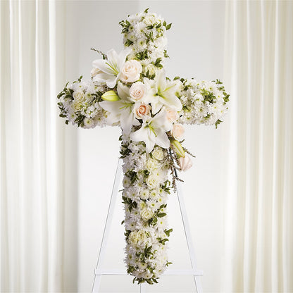 Spiritual Guidance Standing Spray – MC SHANES FLORIST & GREENHOUSE INC, Belle Vernon PA