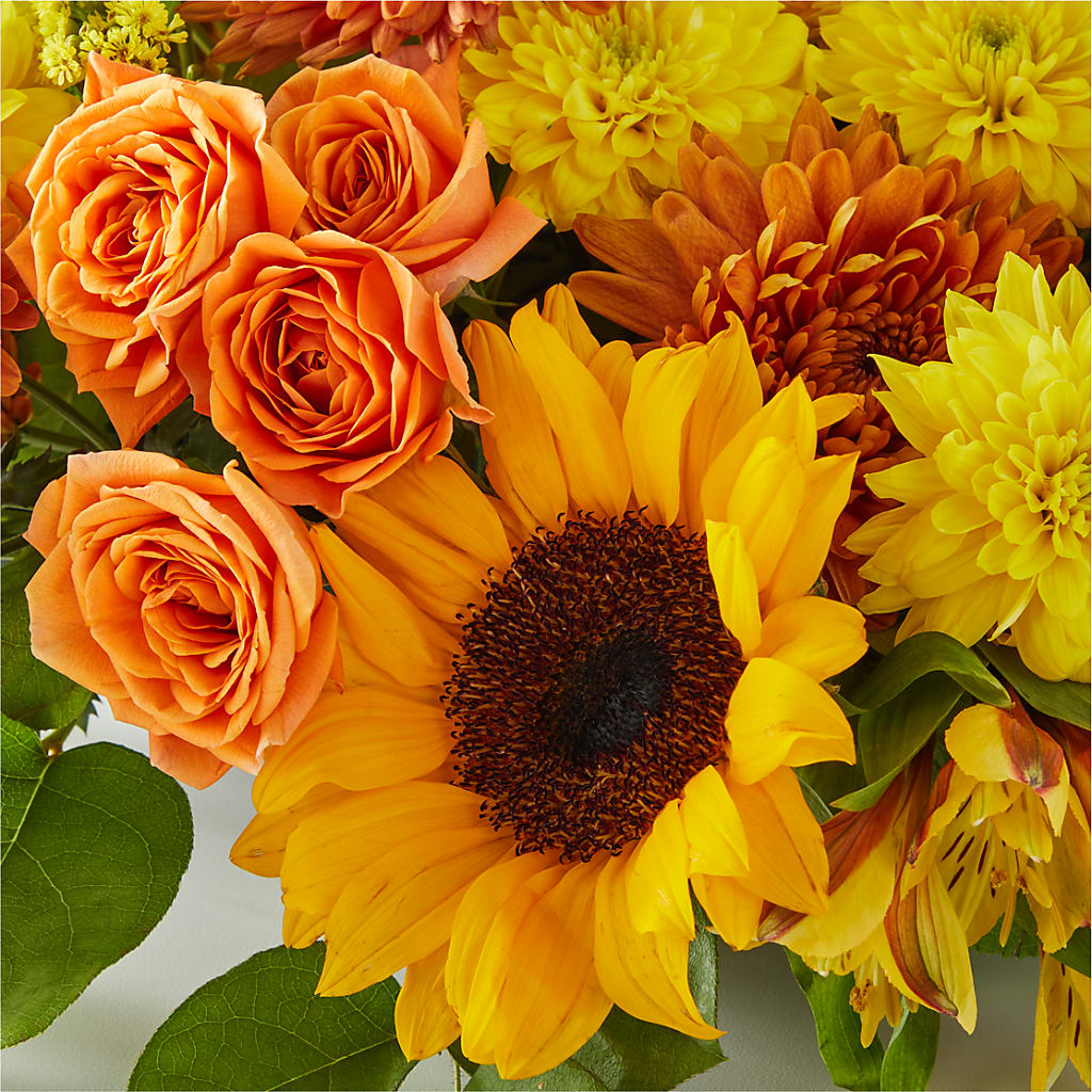 Autumn Harmony Centerpiece – MC SHANES FLORIST & GREENHOUSE INC, Belle Vernon PA