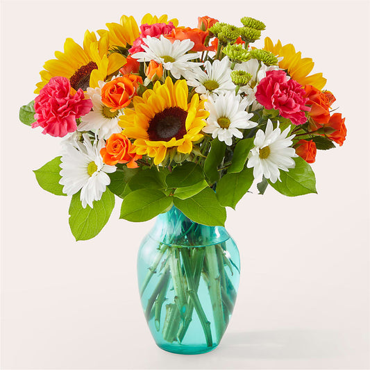Sun-drenched Blooms Bouquet – MC SHANES FLORIST & GREENHOUSE INC, Belle Vernon PA