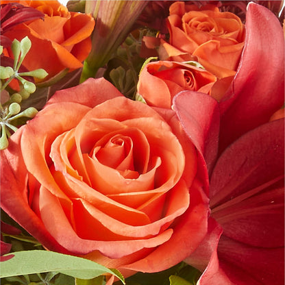 Crimson Leaves Bouquet – MC SHANES FLORIST & GREENHOUSE INC, Belle Vernon PA
