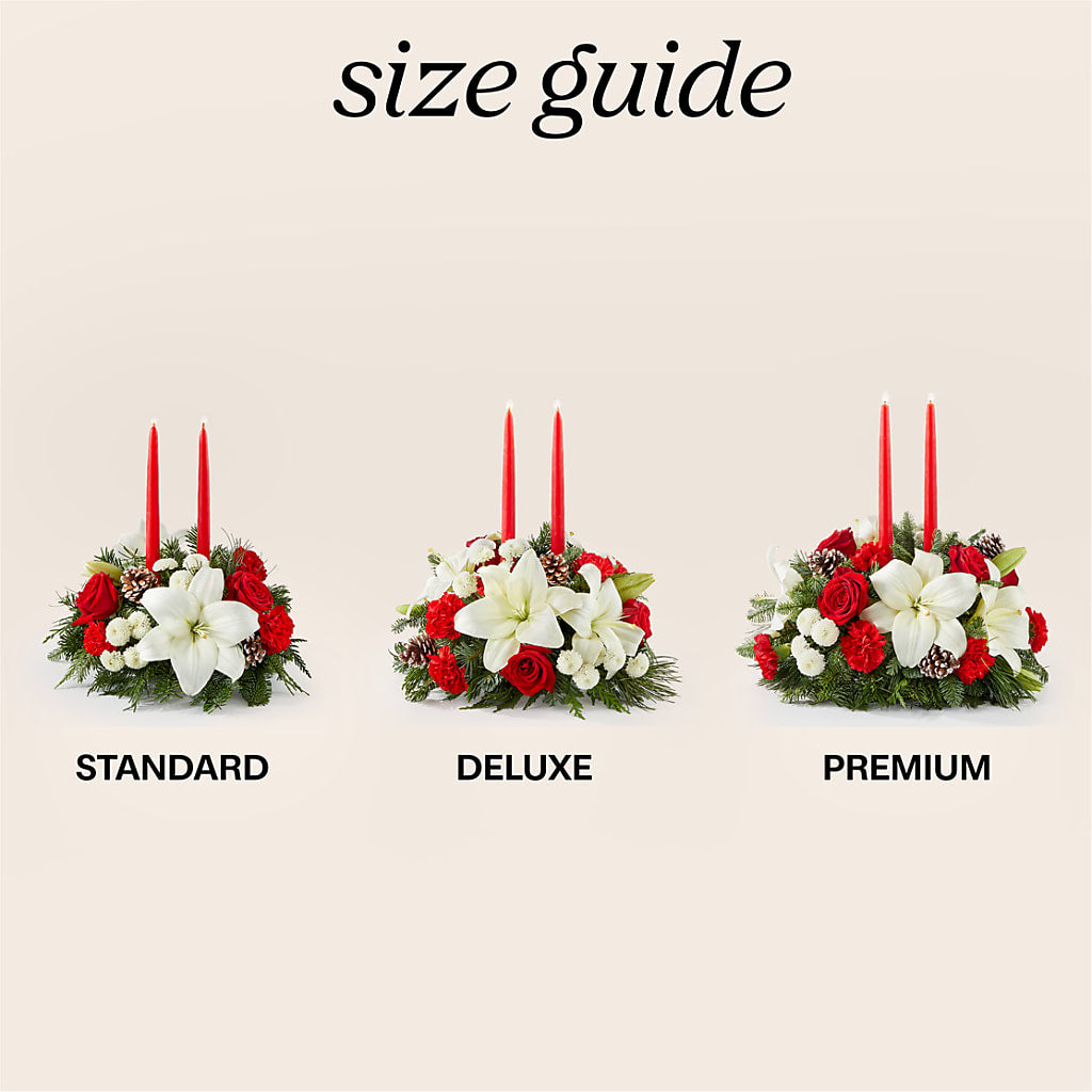 Seasonal Festivities Centerpiece – MC SHANES FLORIST & GREENHOUSE INC, Belle Vernon PA