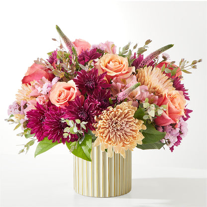 Berry Cobbler Bouquet with Ivory Vase – MC SHANES FLORIST & GREENHOUSE INC, Belle Vernon PA