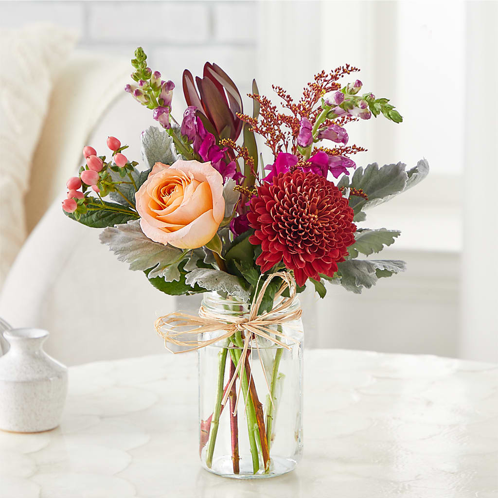 Moody Hues Bouquet – MC SHANES FLORIST & GREENHOUSE INC, Belle Vernon PA