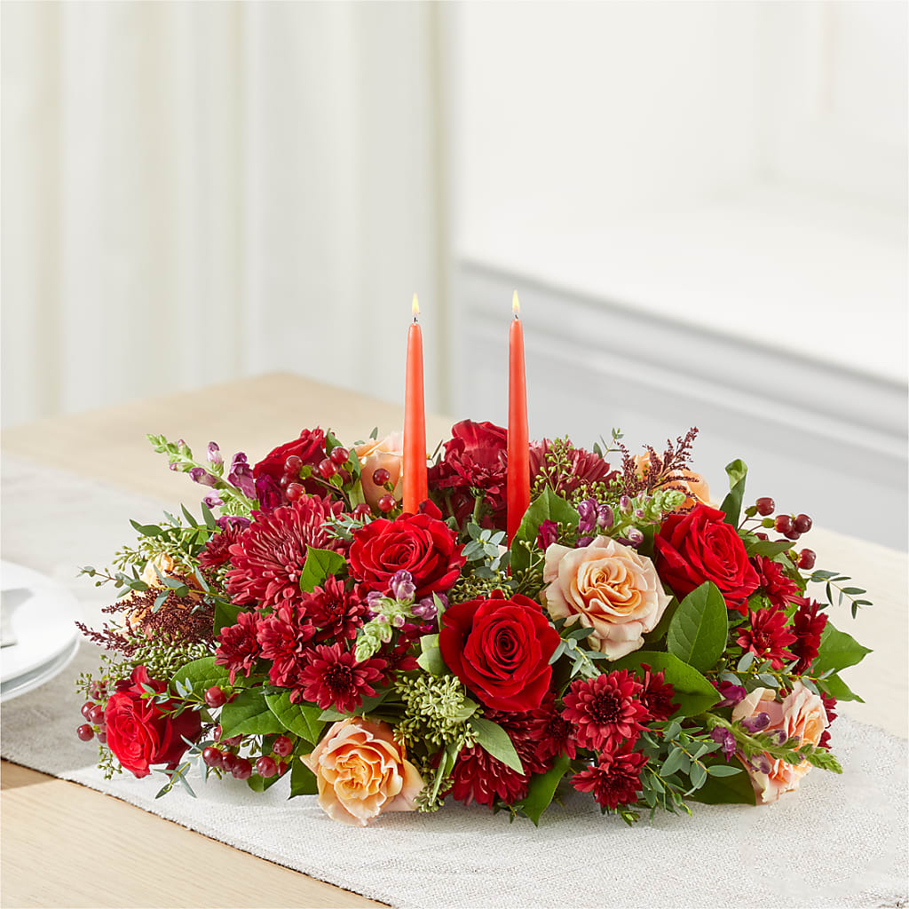 Most Thankful Centerpiece – MC SHANES FLORIST & GREENHOUSE INC, Belle Vernon PA