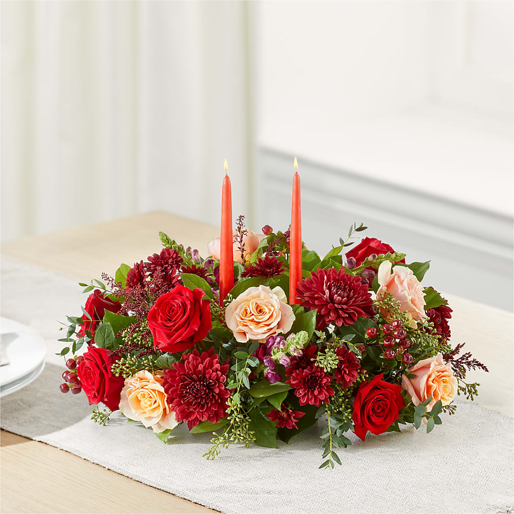 Most Thankful Centerpiece – MC SHANES FLORIST & GREENHOUSE INC, Belle Vernon PA