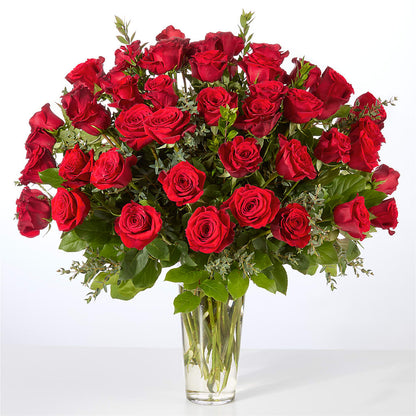 Forever Yours Fifty Stem Red Rose Bouquet – MC SHANES FLORIST & GREENHOUSE INC, Belle Vernon PA