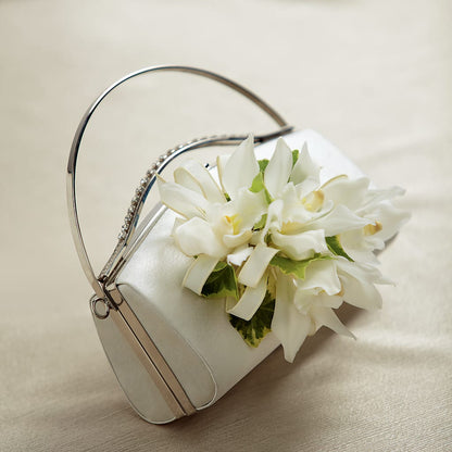 White Purse Decor – MC SHANES FLORIST & GREENHOUSE INC, Belle Vernon PA